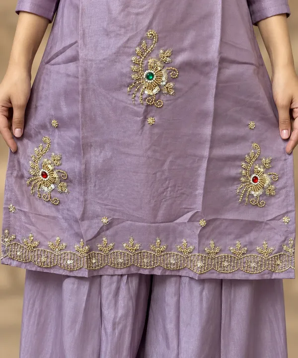 Lavender_Glass_Silk_Top_Palazzo_Dupatta_Set_with_Beads_and_Stone_Work_at