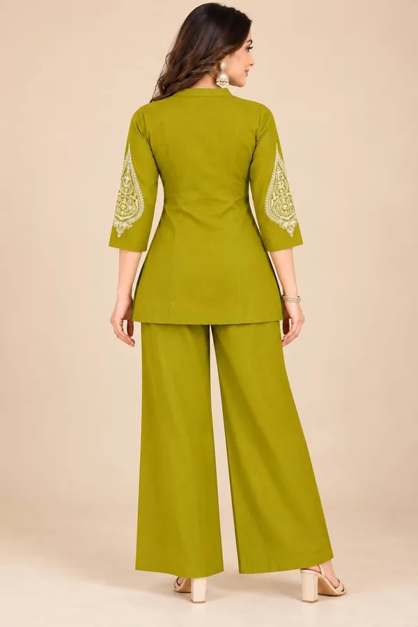 Dhabu_cotton_With_Embroidery_Work_Co-Ord_Set