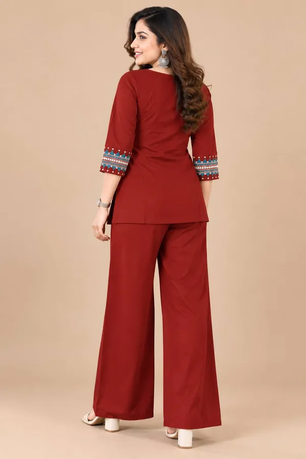 Rayams__Dhabu_cotton_With_Embroidery_Work_Dhabu_cotton_Co-Ord_Set