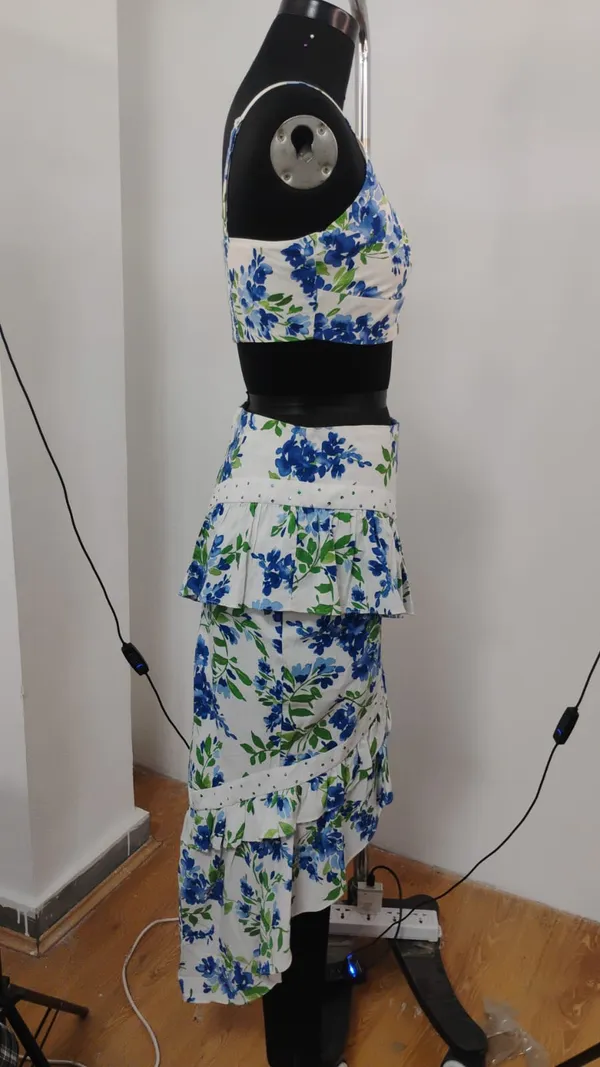 White_Floral_Viscose_Rayon_Crop_Top_Ruffle_Skirt_Co-Ord_Set_For_Women