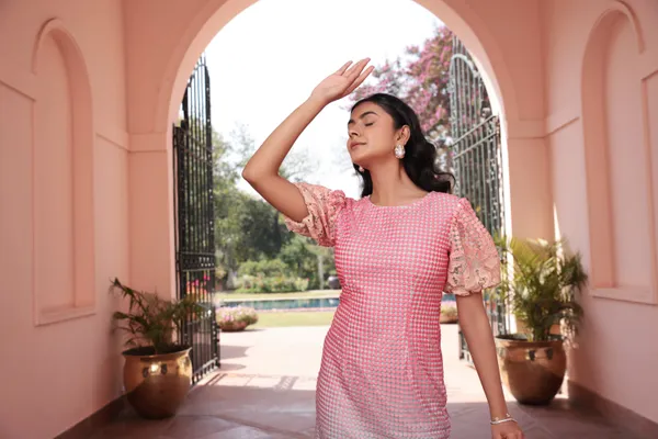 Rose_Pink_Chemical_Lace_Relaxed_Midi_Dress_For_Women