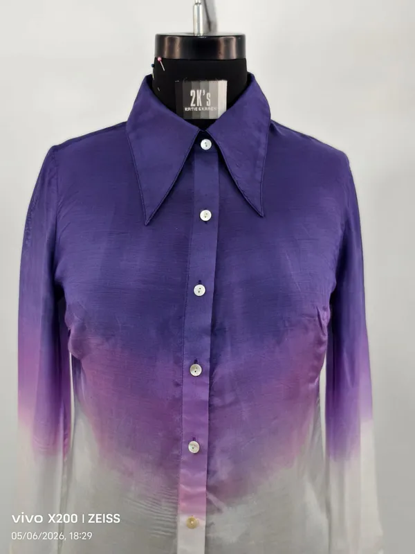 Purple_White_Ombre_Cotton_Silk_Formal_Shirt_For_Women