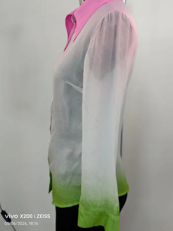Pink_Ombre_Cotton_Silk_Shirt_For_Women