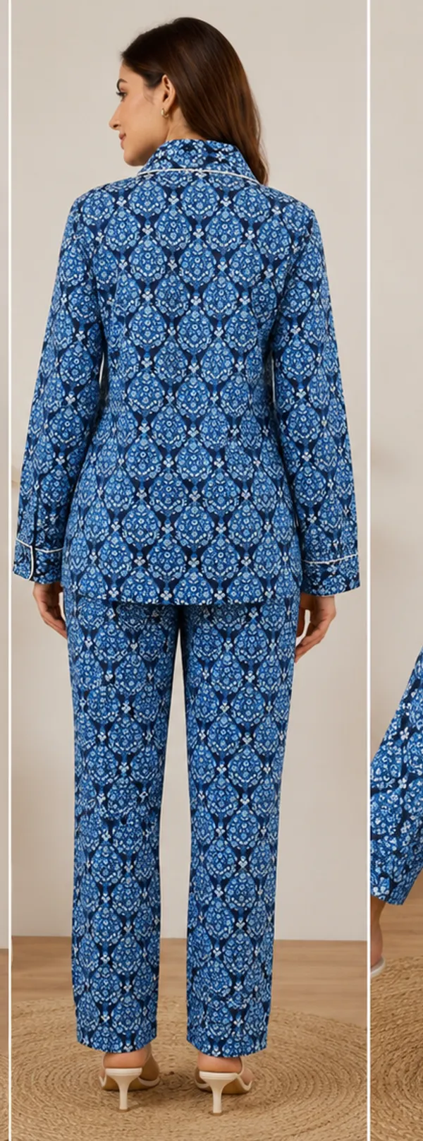 Blue_Floral_Viscose_Rayon_shirt_Trouser__cord_Set_For_Women