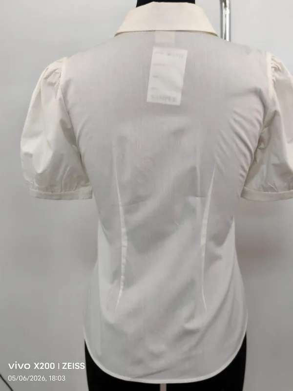 White_Cotton_Hummingbird_Embroidered_Collared_Shirt_For_Women