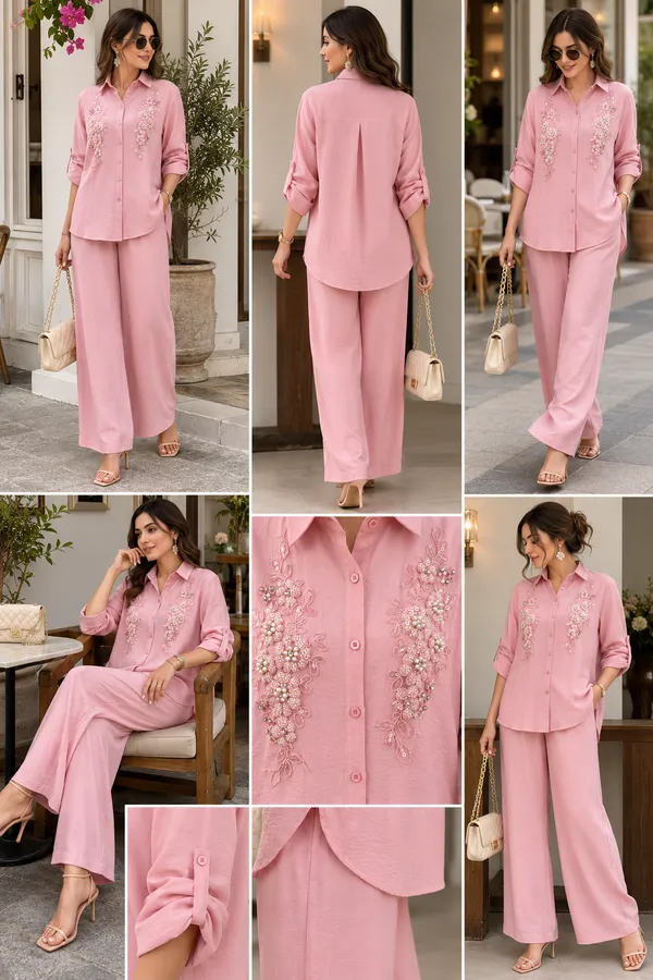 Co-ord_set_with_Hand_Embriodered_Shirt_and_Trouser