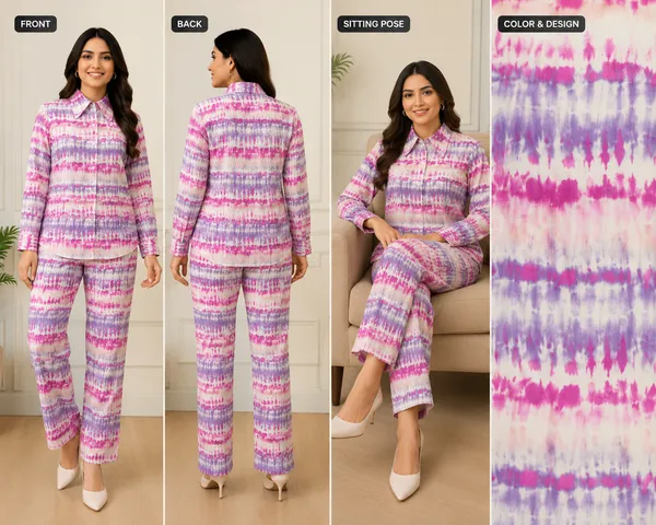 Tie-Dye_Viscose_Rayon_Relaxed_Fit_Shirt_Pyjama_Co-Ord_Set_For_Women
