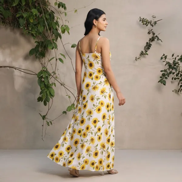 Sunflower_Print_Rayon_Flowy_Maxi_Dress_For_Women