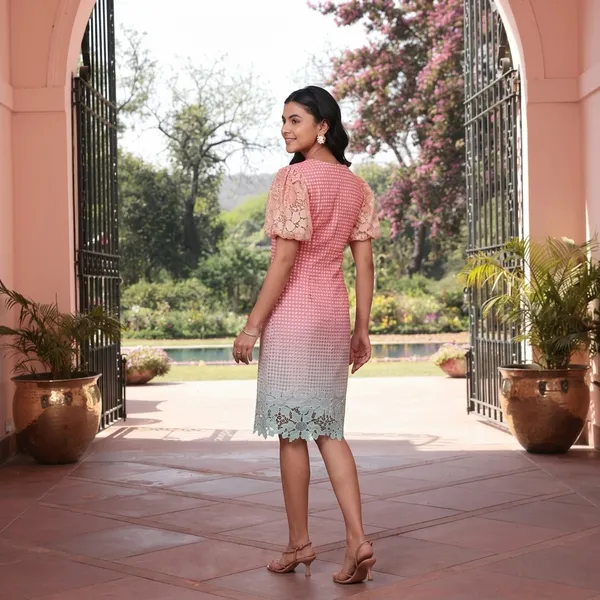 Rose_Pink_Chemical_Lace_Relaxed_Midi_Dress_For_Women