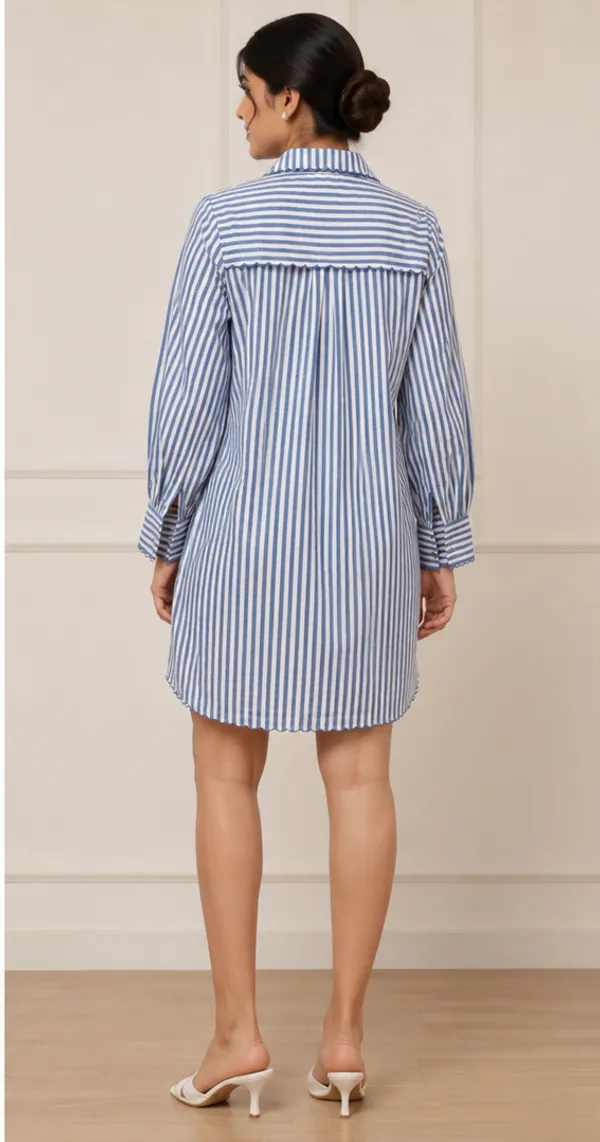 Blue_Stripe_Cotton_Relaxed_Fit_Tunic_Shirt_For_Women