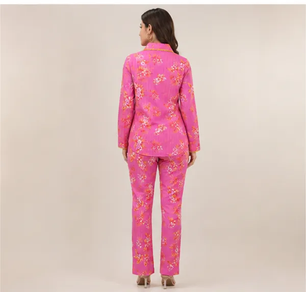 Pink_Floral_Viscose_Rayon_Shirt_Pajama_Co-Ord_Set_For_Women