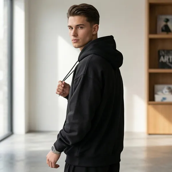 Men_Pullover_Hoodie_No_Zip_Black_Black