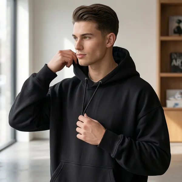 Men_Pullover_Hoodie_No_Zip_Black_Black