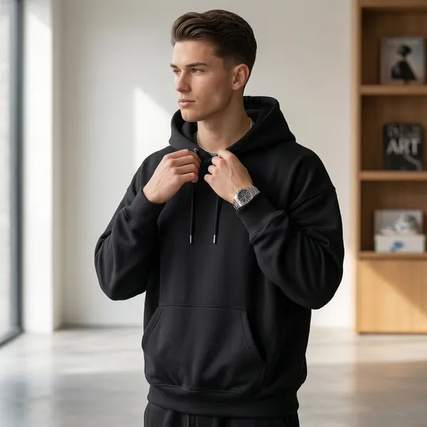 Men_Pullover_Hoodie_No_Zip_Black_Black