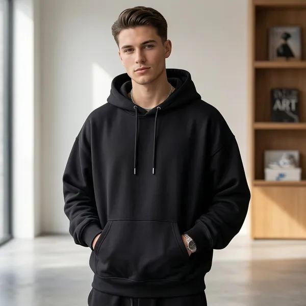 Men_Pullover_Hoodie_No_Zip_Black_Black