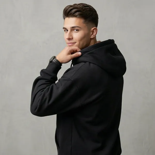 Men_Zip_Up_Hoodie_Black_Black