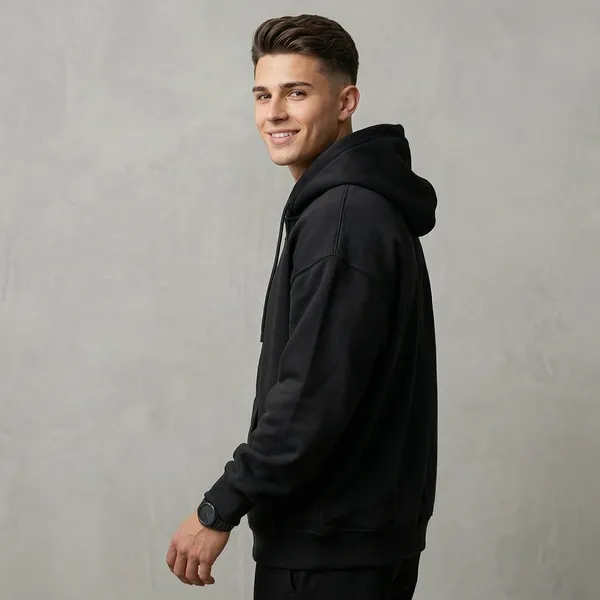 Men_Zip_Up_Hoodie_Black_Black