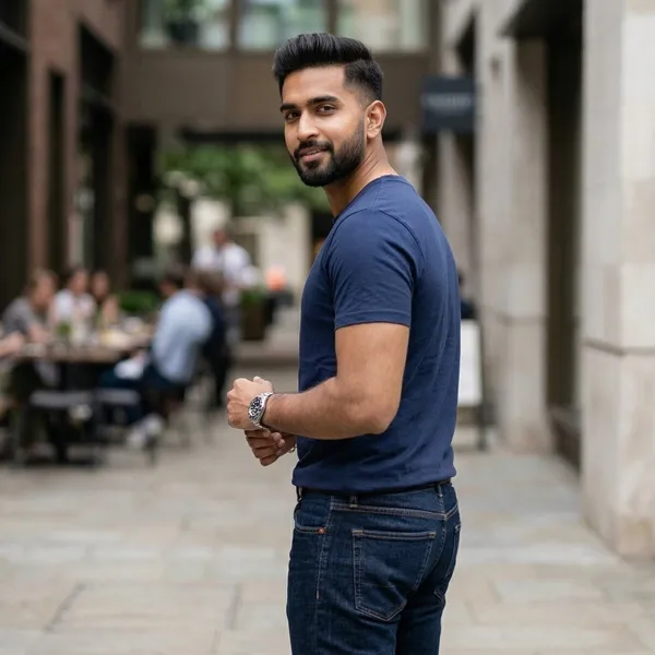 Shorttall_Plain_Round_Neck_Cotton_Tee_Navy_Blue_Navy