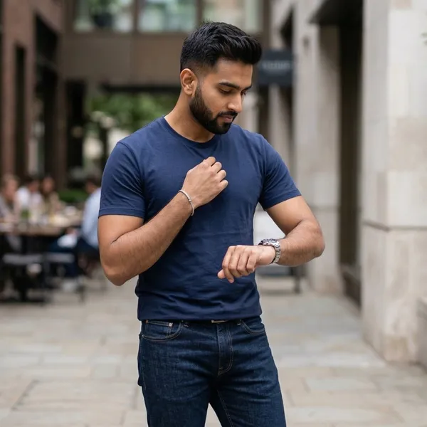 Shorttall_Plain_Round_Neck_Cotton_Tee_Navy_Blue_Navy