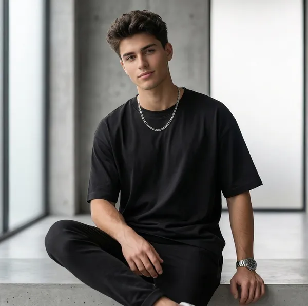 Shorttall_Oversized_Round_Neck_T_Shirt_Black_Black