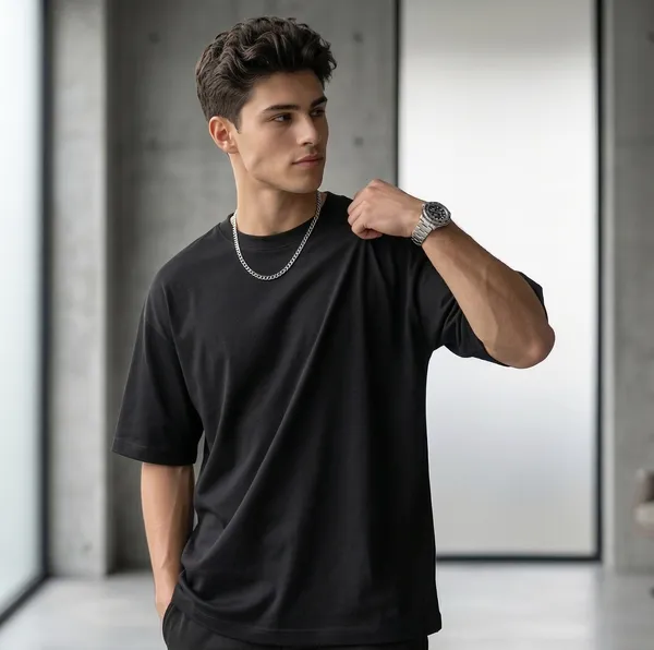 Shorttall_Oversized_Round_Neck_T_Shirt_Black_Black