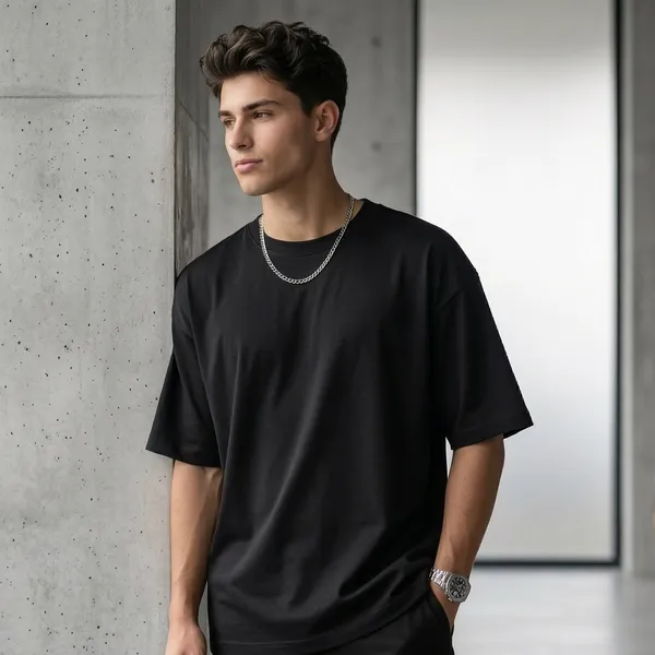 Shorttall_Oversized_Round_Neck_T_Shirt_Black_Black