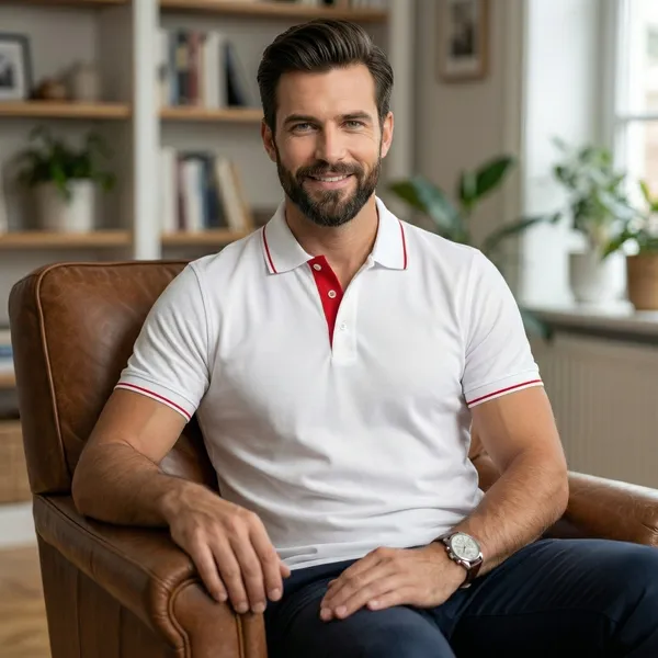 Shorttall_Premium_Polo_T_Shirt_White_With_Red_Tip_White