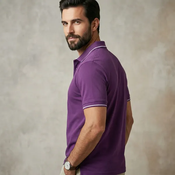 Shorttall_Premium_Polo_T_Shirt_Purple_With_White_Tip_Purple