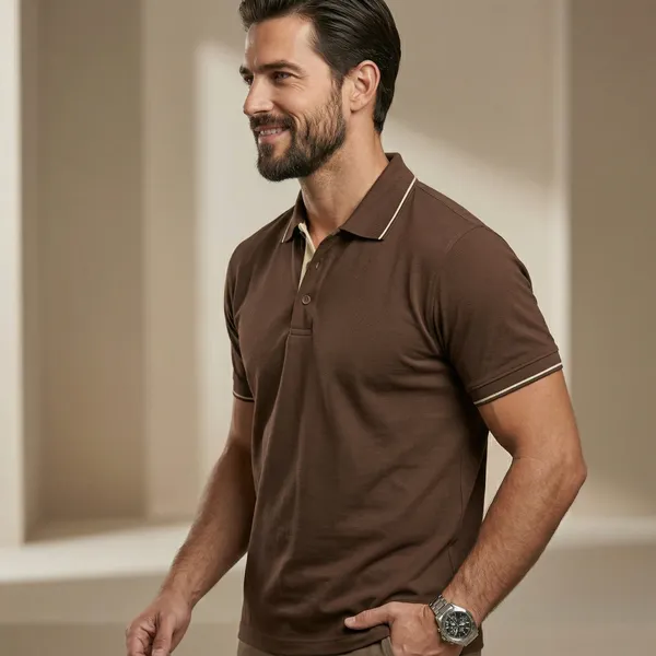 Shorttall_Premium_Polo_T_Shirt_Coffee_Brown_With_Cream_Tip_Brown