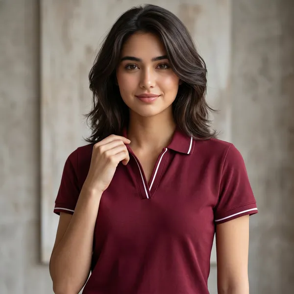 Shorttall_Premium_Women_S_Polo_T_Shirt_Brown_With_White_Tip_Brown