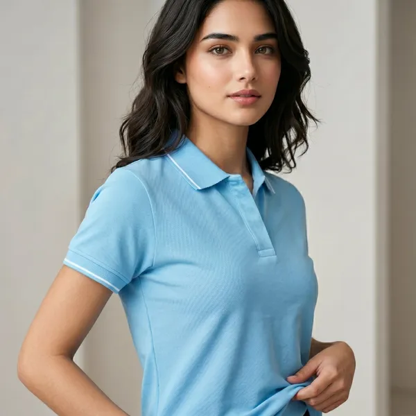 Shorttall_Premium_Women_S_Polo_T_Shirt_Electric_Blue_With_White_Tip_Electric_Blue