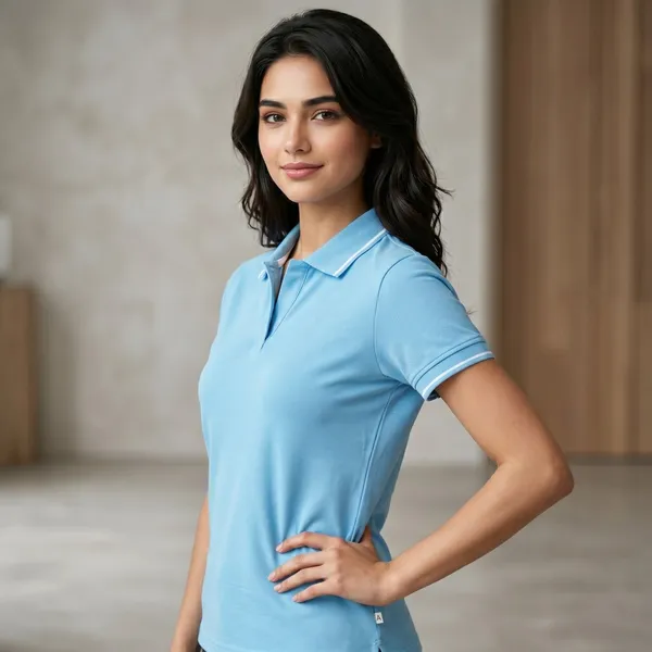 Shorttall_Premium_Women_S_Polo_T_Shirt_Electric_Blue_With_White_Tip_Electric_Blue