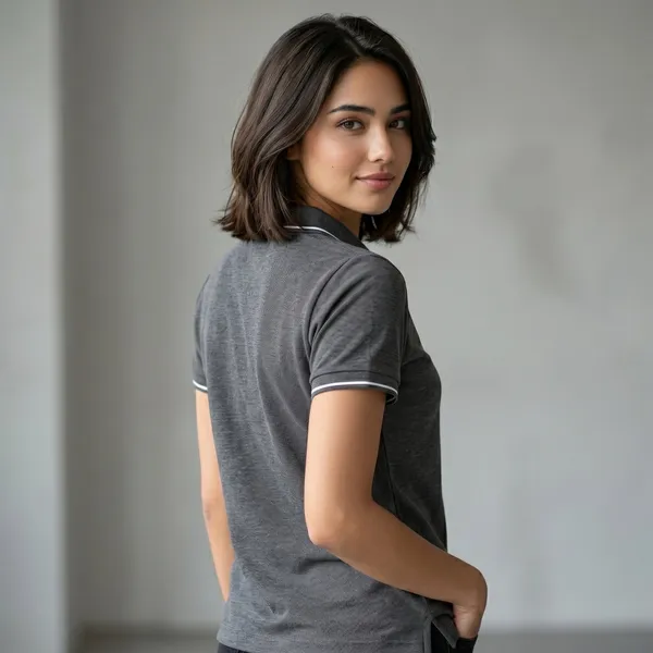 Shorttall_Premium_Women_S_Polo_T_Shirt_Charcoal_Grey_With_White_Tip_Gray