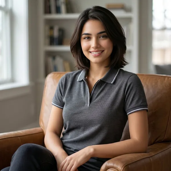 Shorttall_Premium_Women_S_Polo_T_Shirt_Charcoal_Grey_With_White_Tip_Gray