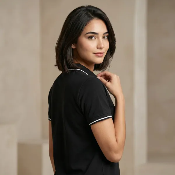 Shorttall_Premium_Women_S_Polo_T_Shirt_Black_With_White_Tip_Black