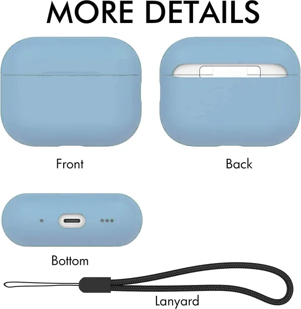 Sky_Blue_Silicone_Airpods_Cases_For_Apple_Watch