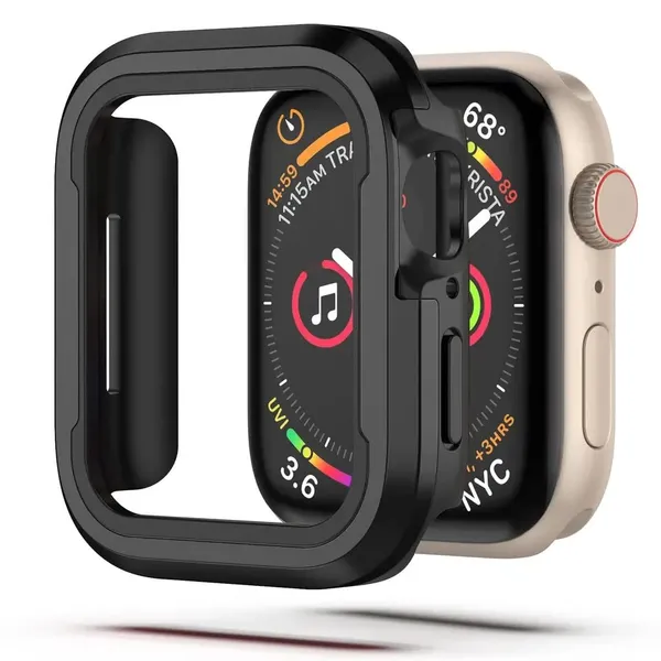 Black_Aluminum_And_TPU_Rugged_Case_For_Apple_Watch_Protective_Case_(Heavy_Protection)