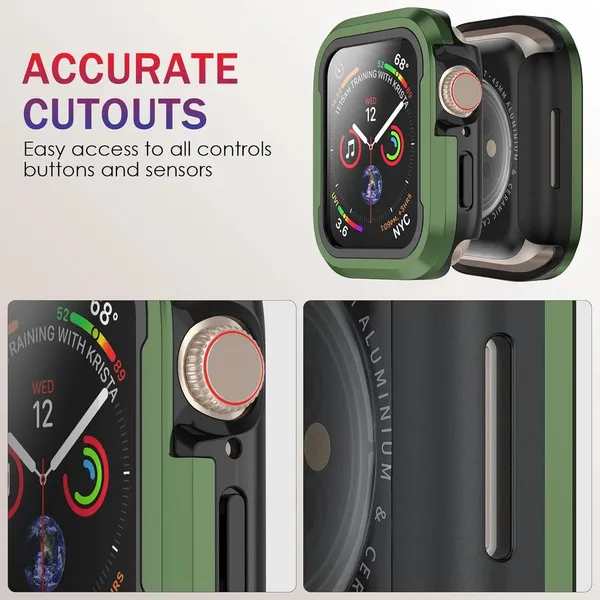 Blue_Aluminum_And_TPU_Rugged_Case_For_Watch_Case