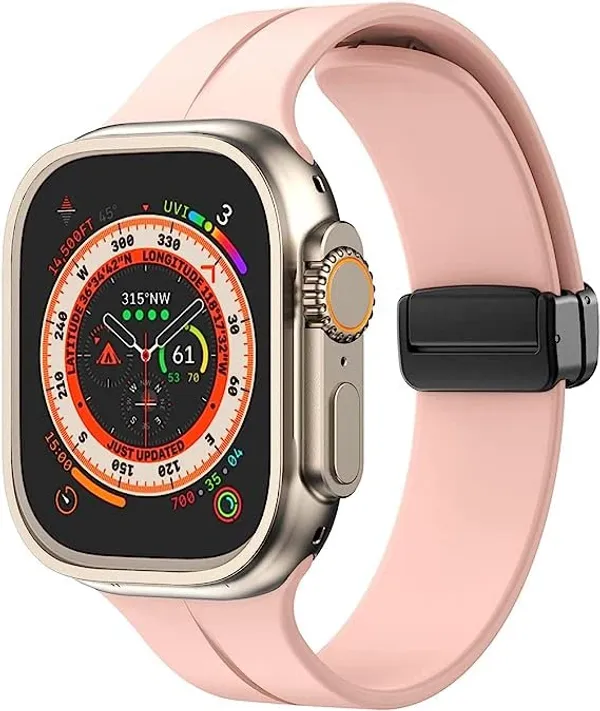 Peach_Silicone_Watch_Bands_For_Watch_Case