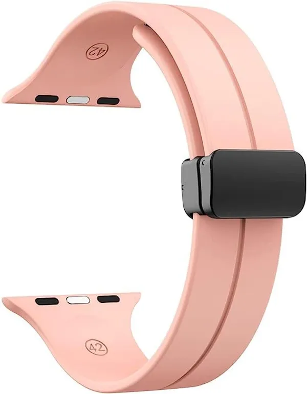 Peach_Silicone_Watch_Bands_For_Watch_Case