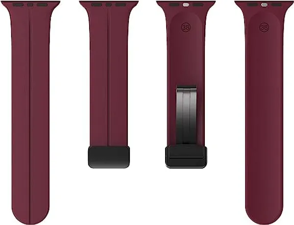 Wine_Silicone_Watch_Bands_For_Apple_Watch_Band_(Daily_Wear,_Magnetic_Fit)