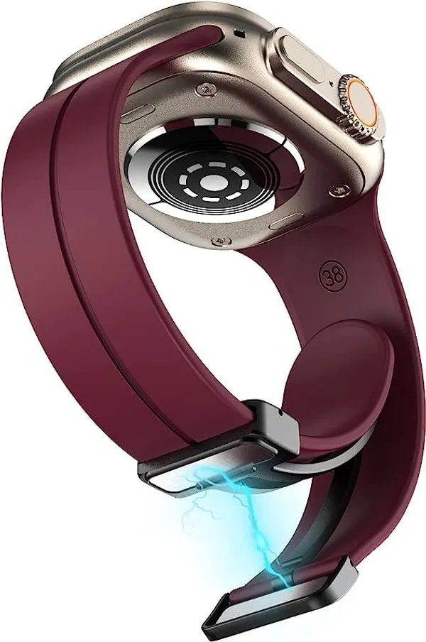 Wine_Silicone_Watch_Bands_For_Apple_Watch_Band_(Daily_Wear,_Magnetic_Fit)