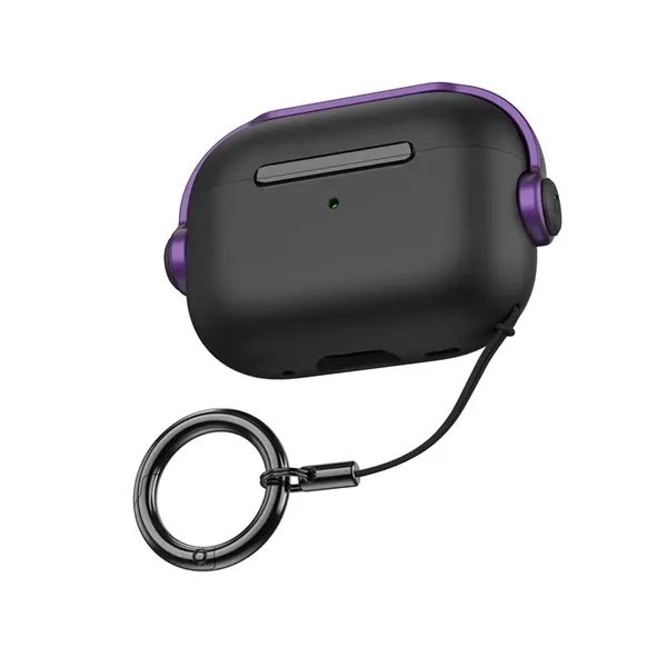 Purple_And_Black_PC_Airpods_Cases_For_Airpods_Pro_2_Case_(Device_Protection,_Not_Watch)