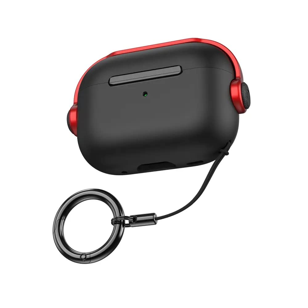 Red_And_Black_PC_Airpods_Cases_For_Earbuds_Case_Cover