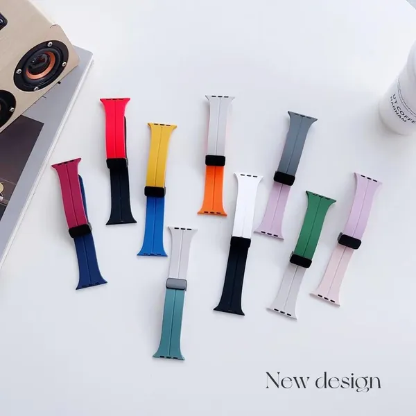 White_And_Black_Silicone_Watch_Bands_For_Watch_Strap