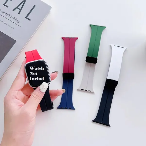 White_And_Black_Silicone_Watch_Bands_For_Watch_Strap