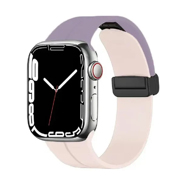 Lavender_And_White_Silicone_Watch_Bands_For_Watch_Strap