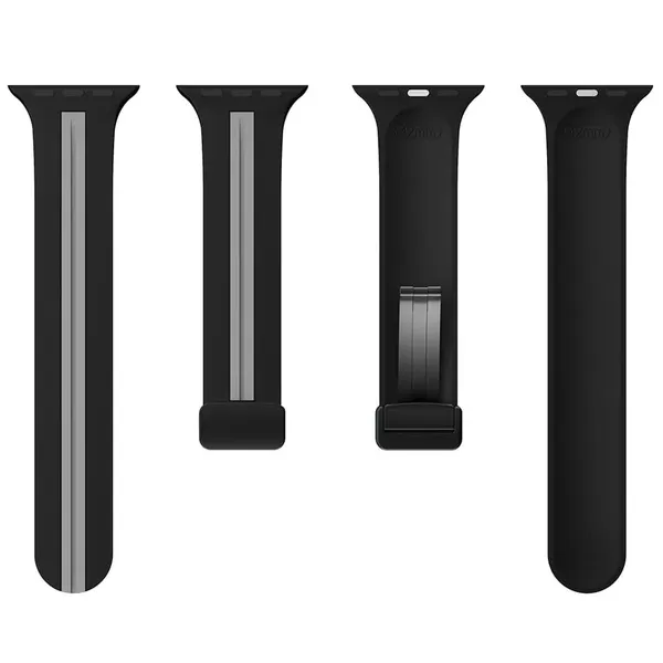 Black_And_White_Silicone_Watch_Bands_For_Watch_Strap