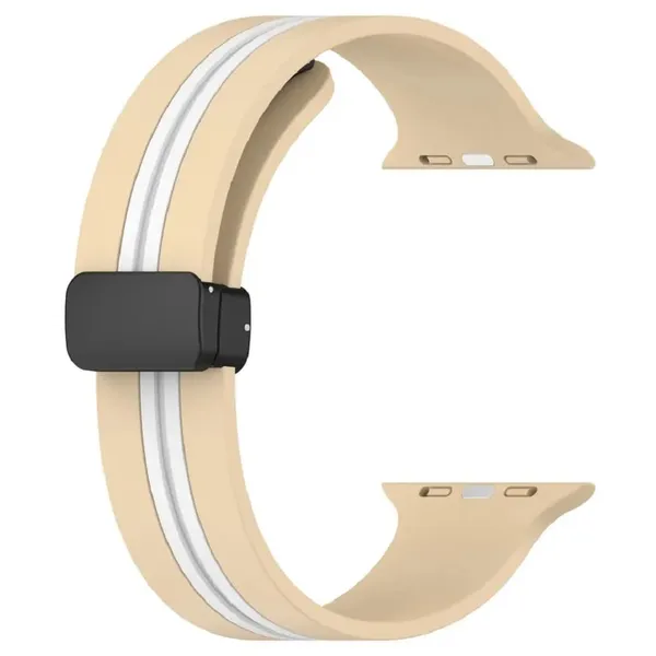 Beige_Silicone_Watch_Bands_For_Apple_Watch