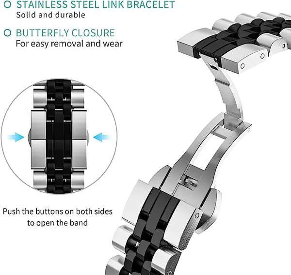 Silver_And_Black_Stainless_Steel_Watch_Bands_For_Apple_Watch_Band_(Thin_Stainless_Steel_Formal_Use)